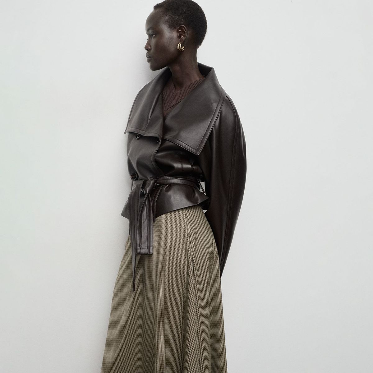 MANGO - Falda Larga Mujer Mango