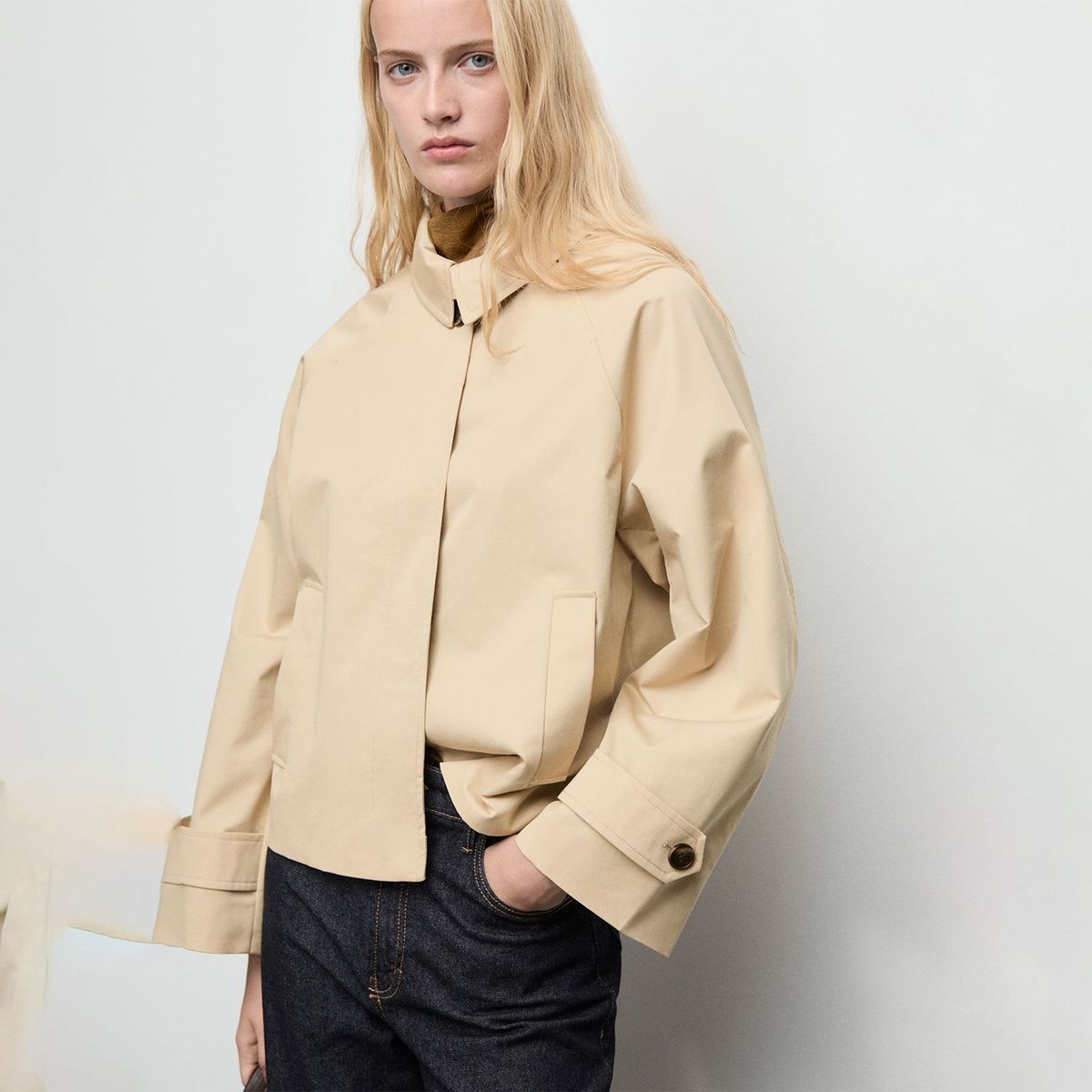 MANGO - Trench Corto Mujer Mango