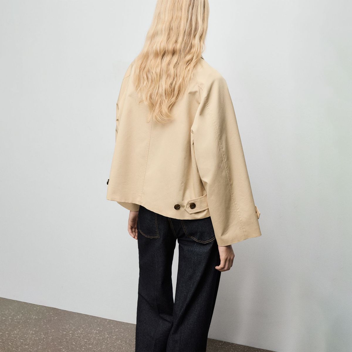 MANGO - Trench Corto Mujer Mango