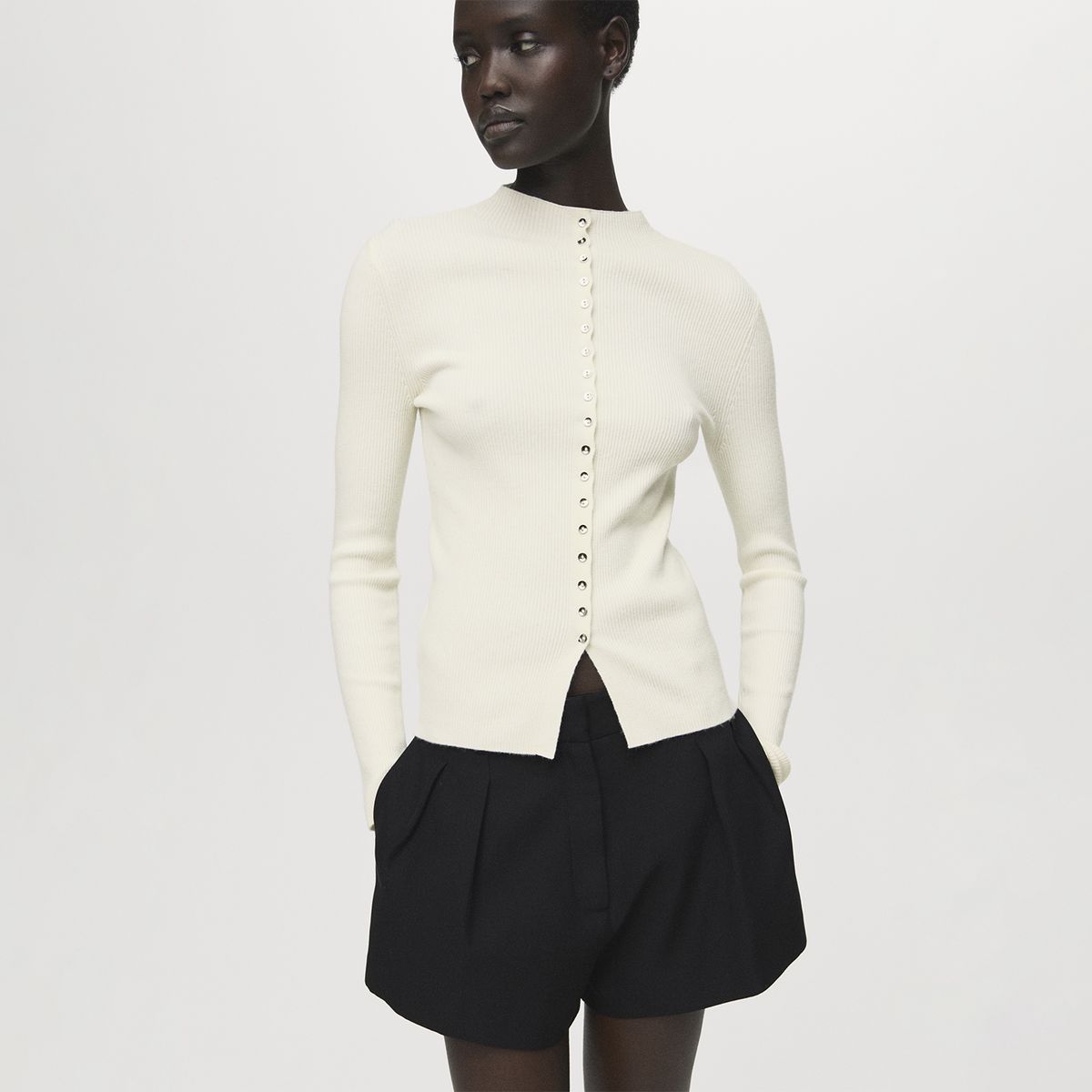 MANGO - Chompa Manga Larga Mujer Mango