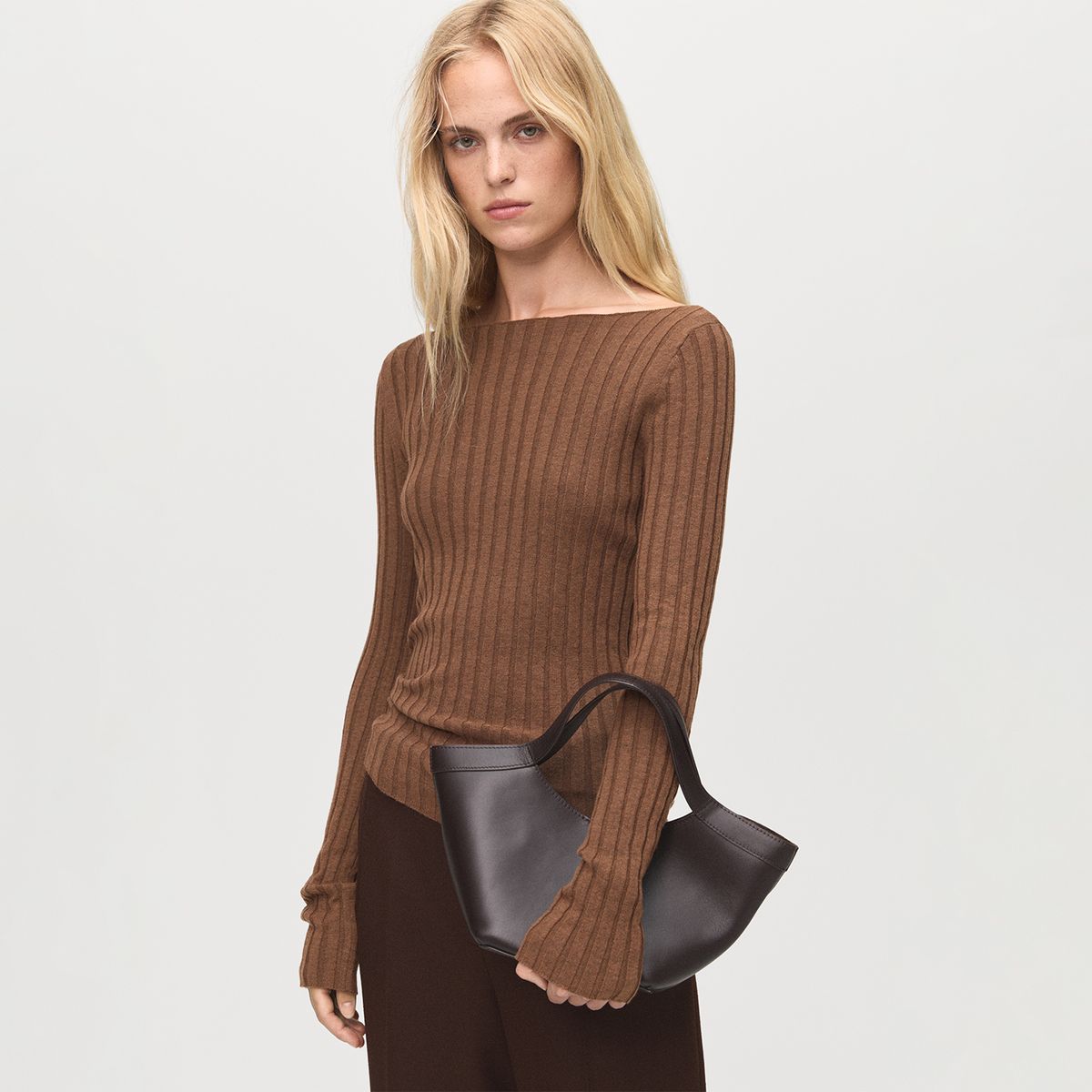 MANGO - Chompa Manga Larga Mujer Mango