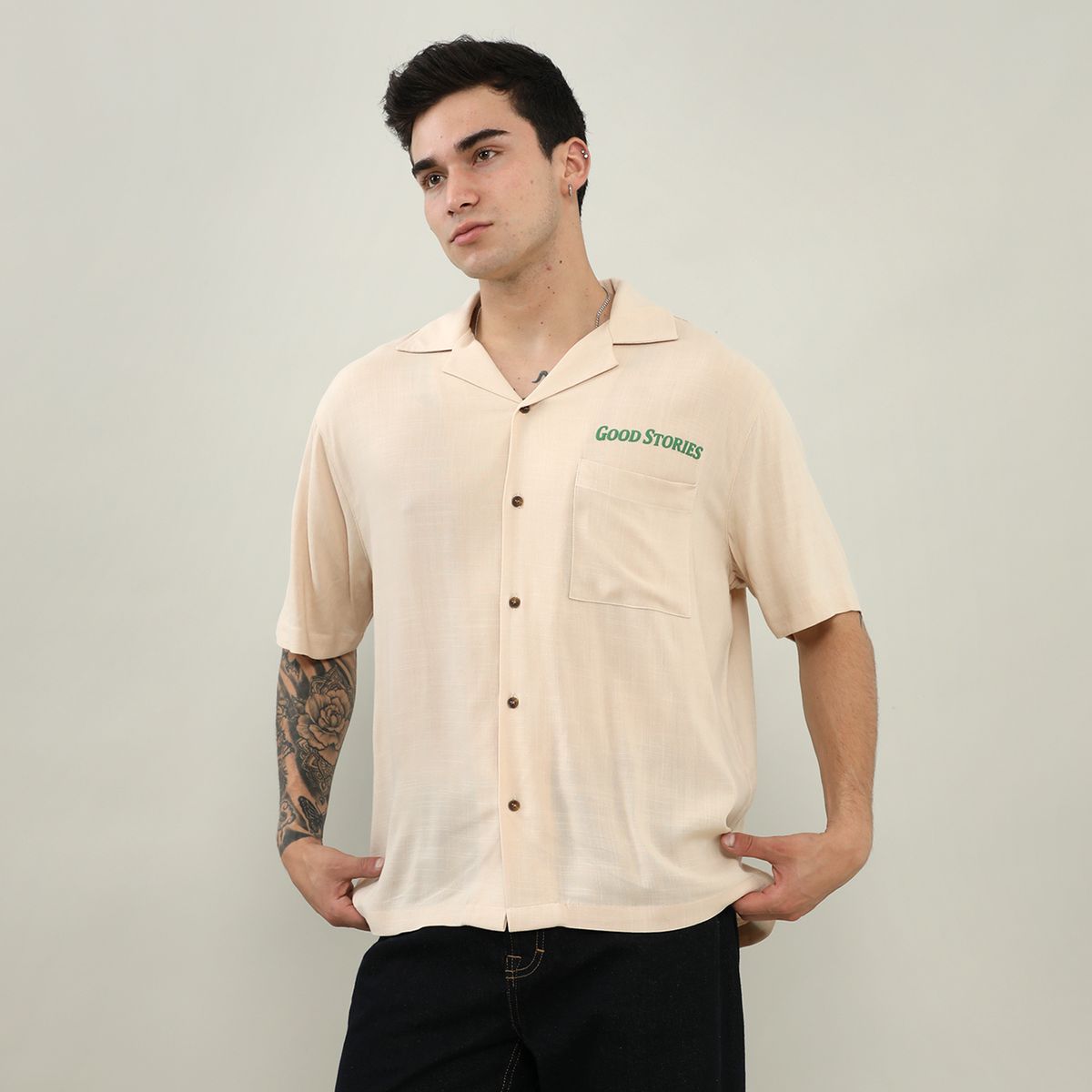 BEARCLIFF - Camisa Oversize