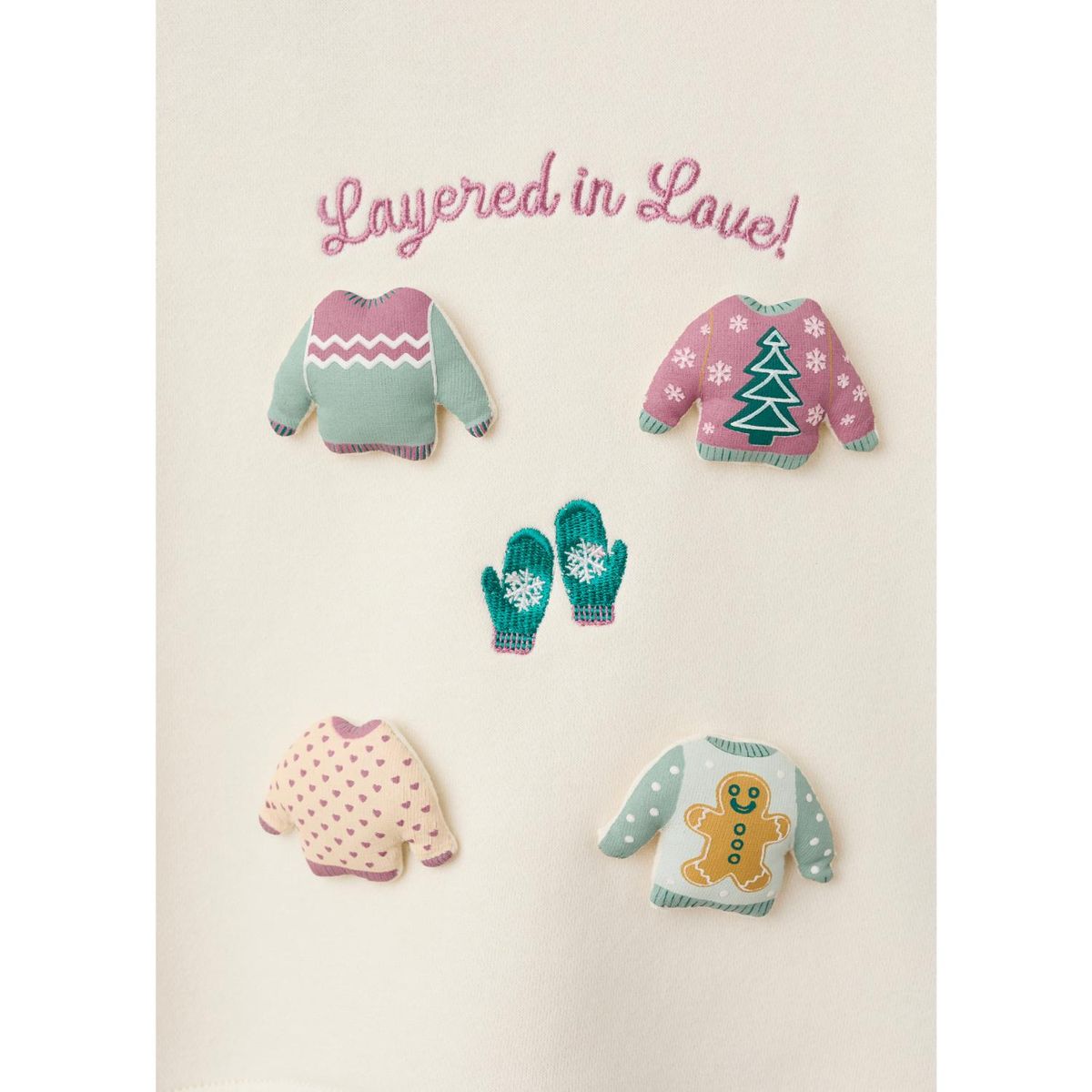 MANGO KIDS - Polera Bebé Niña Navidad Algodón Mango Kids