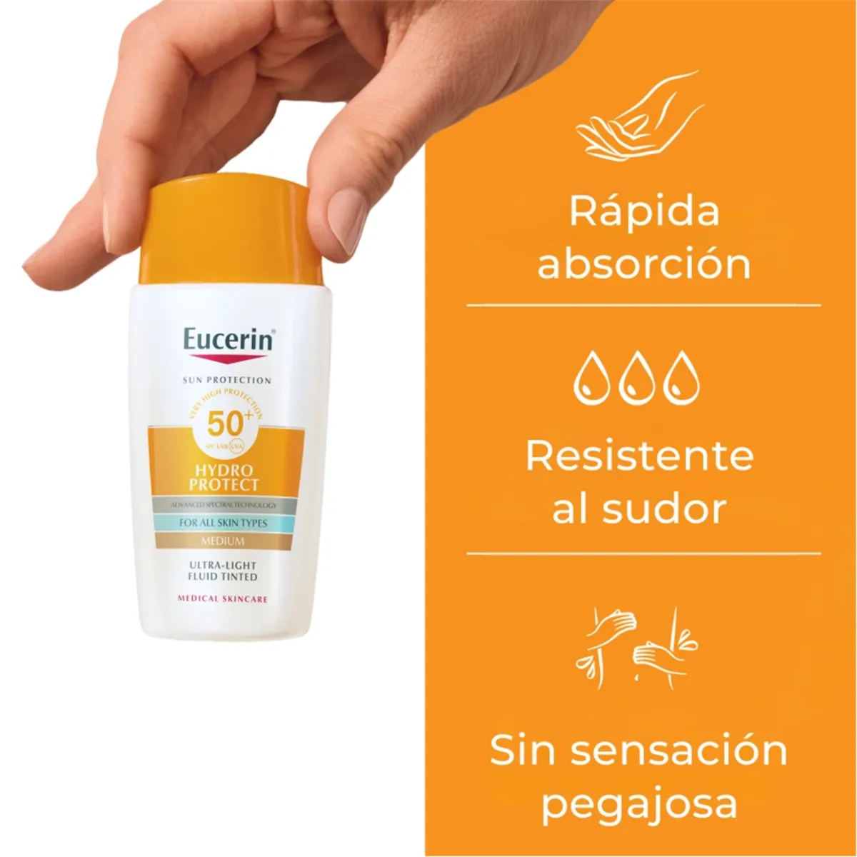 EUCERIN - Eucerin Sun Hydrofluid Tono Medio