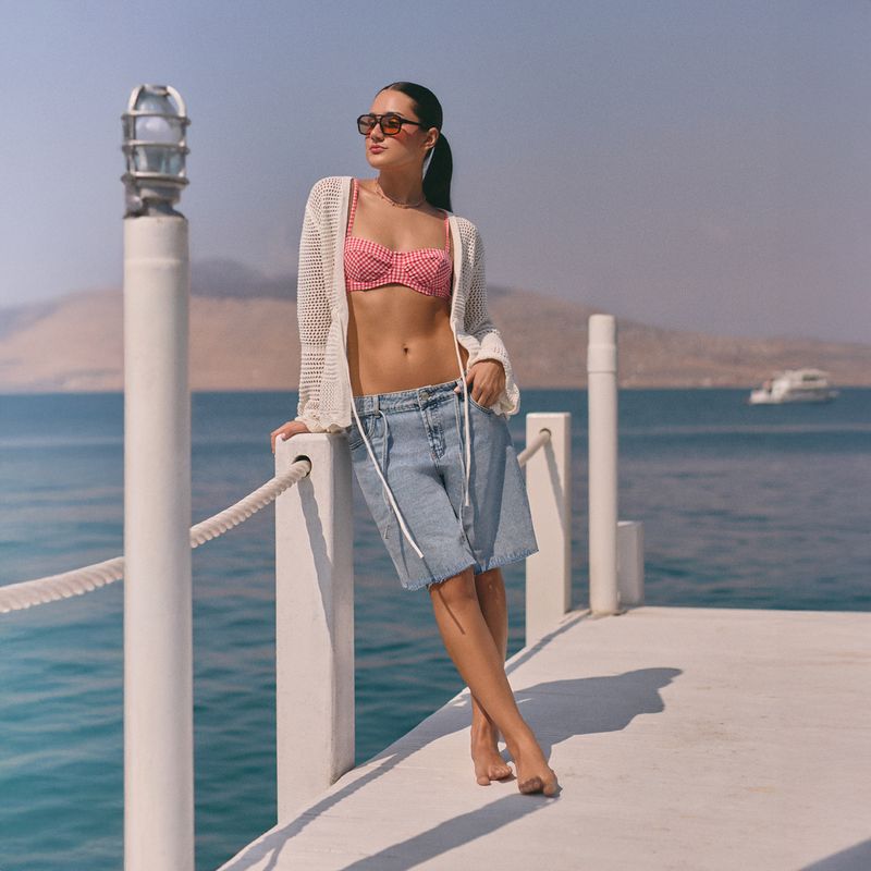 SYBILLA - Bermuda Denim Mujer Sybilla