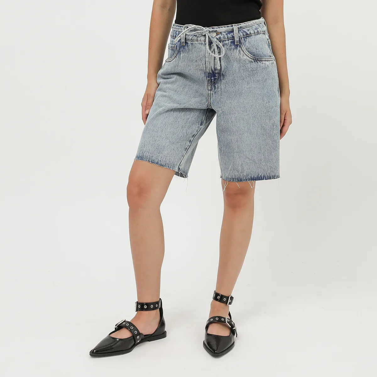 SYBILLA - Bermuda Denim Mujer Sybilla