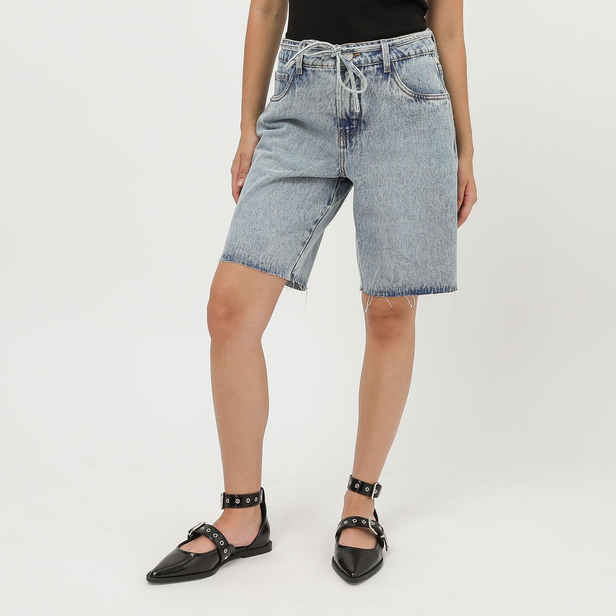 SYBILLA - Bermuda Denim Mujer Sybilla