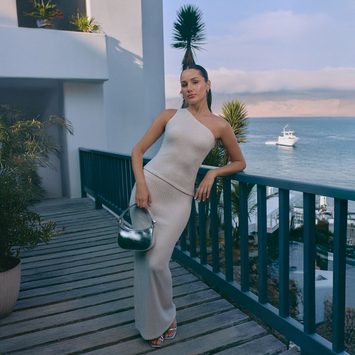 SYBILLA - Top One Shoulder Mujer Sybilla