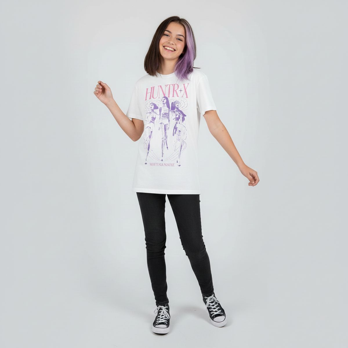 KPOP DEMON HUNTERS - Polo Niña Manga Corta Algodón K-Pop Demon Hunters