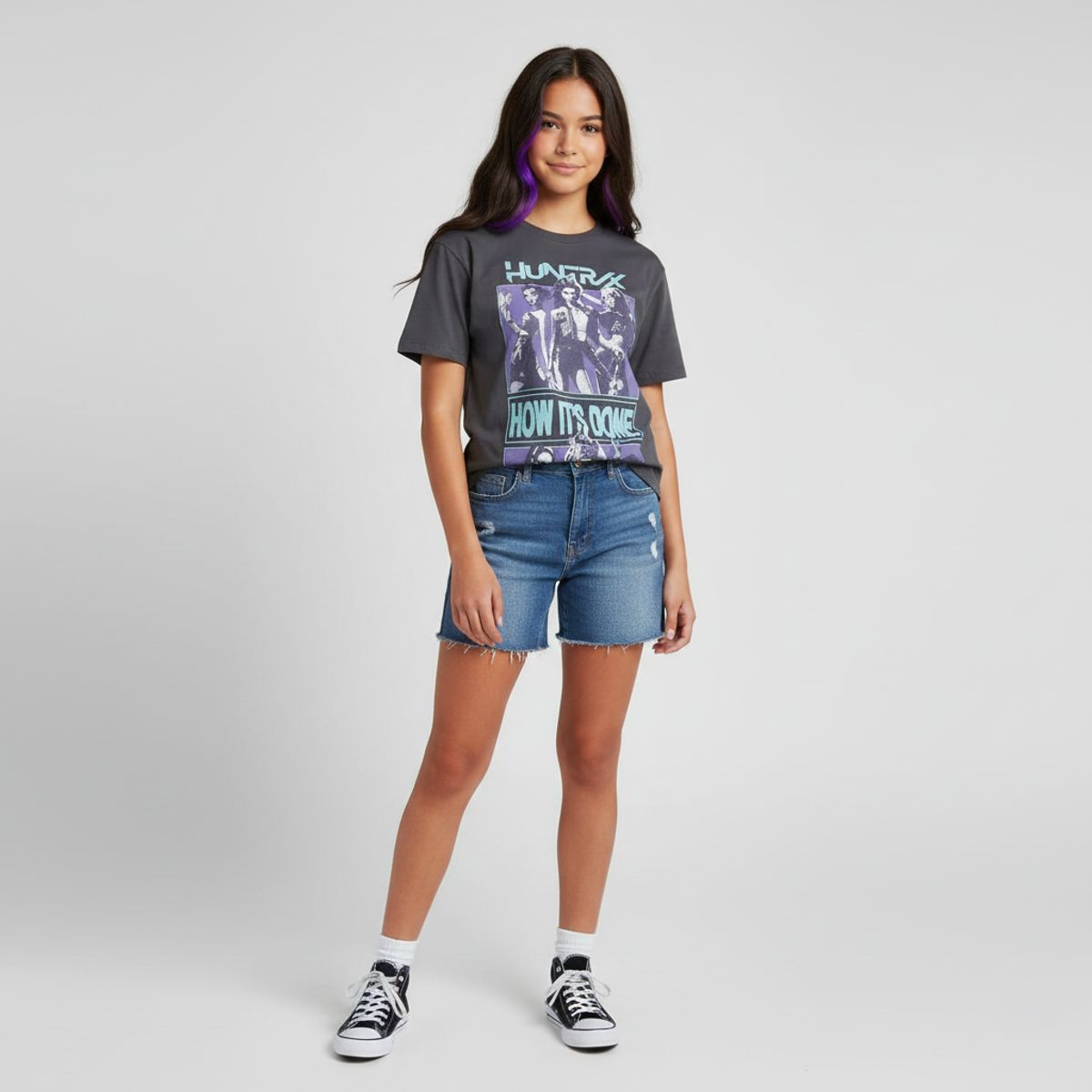 KPOP DEMON HUNTERS - Polo Niña Manga Corta Algodón K-Pop Demon Hunters