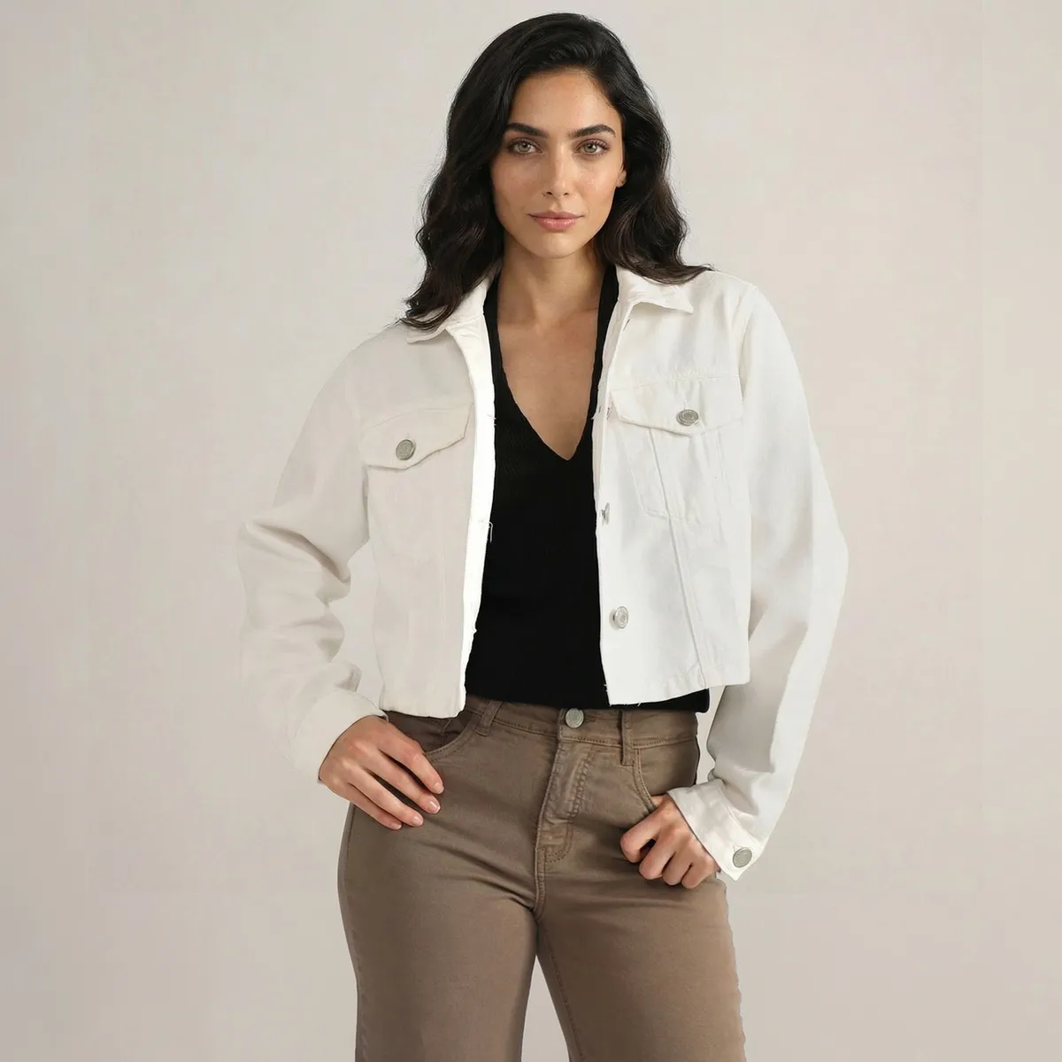 MOSSIMO - Casaca De Jean Mujer Mossimo