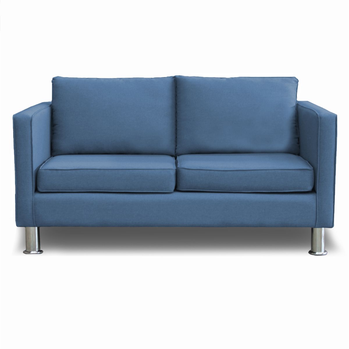 CASA BELLA - Sofá 3 Cuerpos Marcus Acero