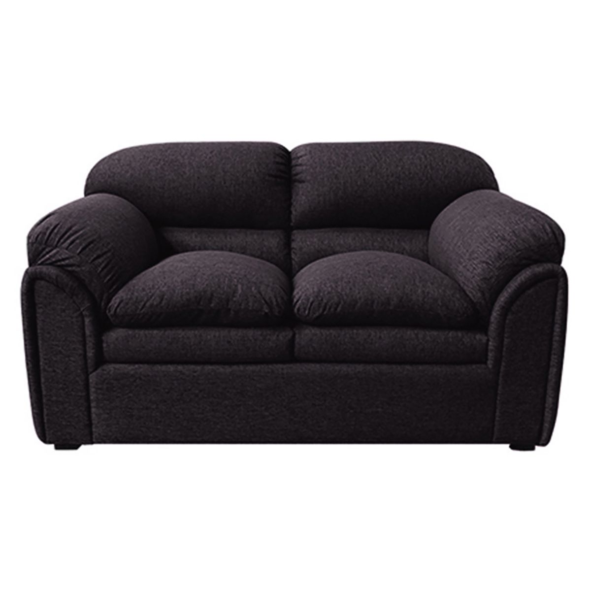 CASA BELLA - Sofá 2 Cuerpos Rainiero Negro