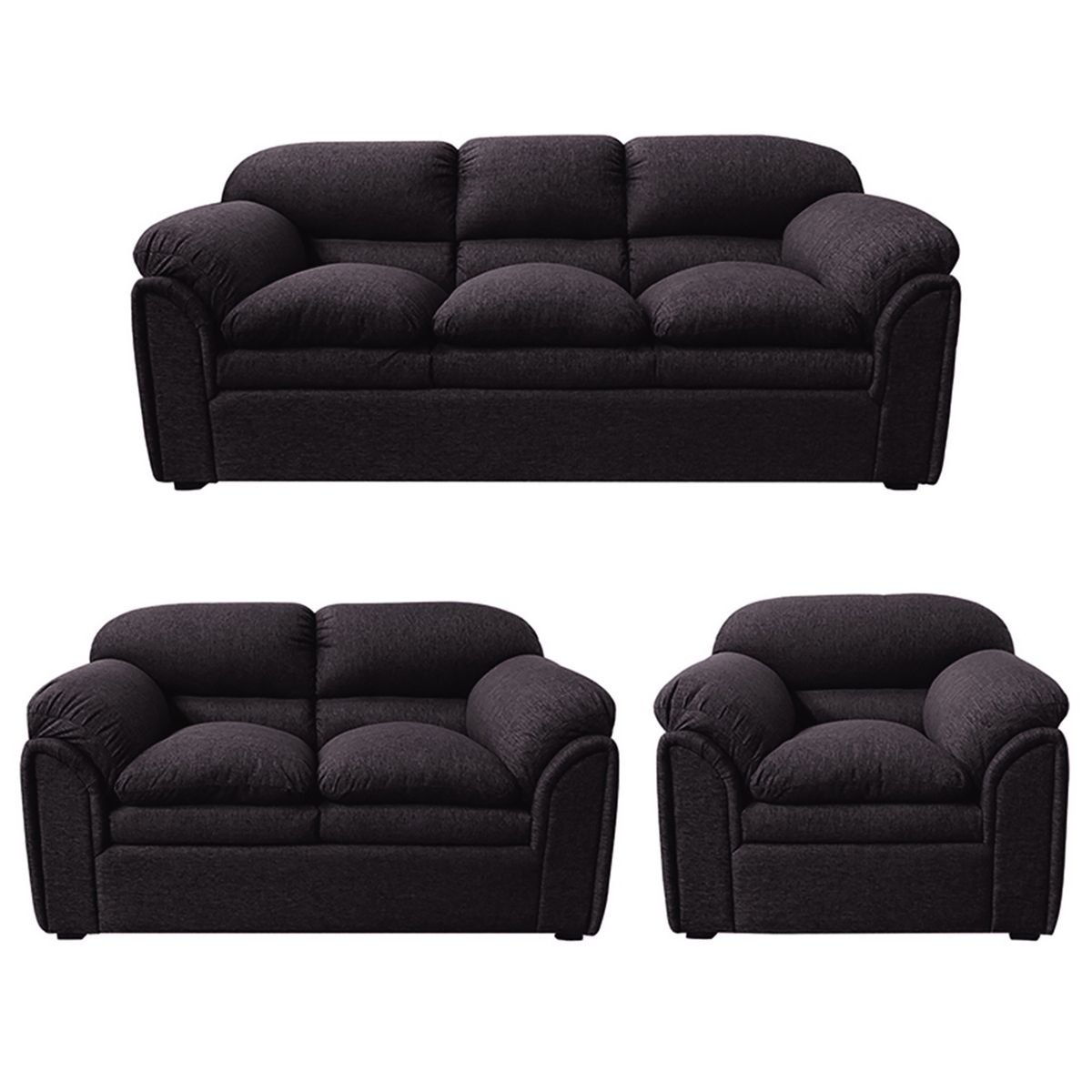 CASABELLA - Juego De Sala 3-2-1 Cuerpos Rainiero Rojo