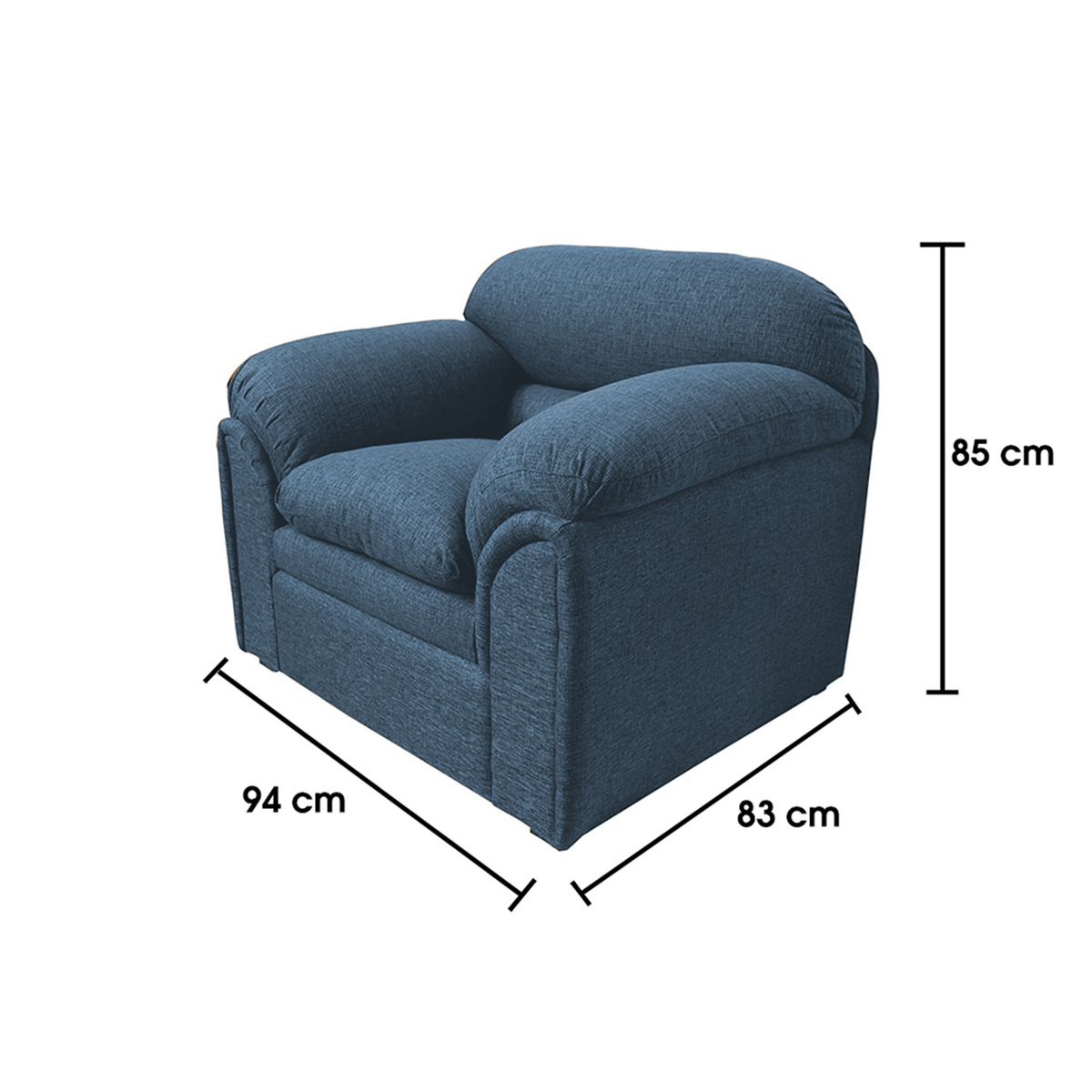 CASABELLA - Sofá 2 Cuerpos Rainiero Rojo