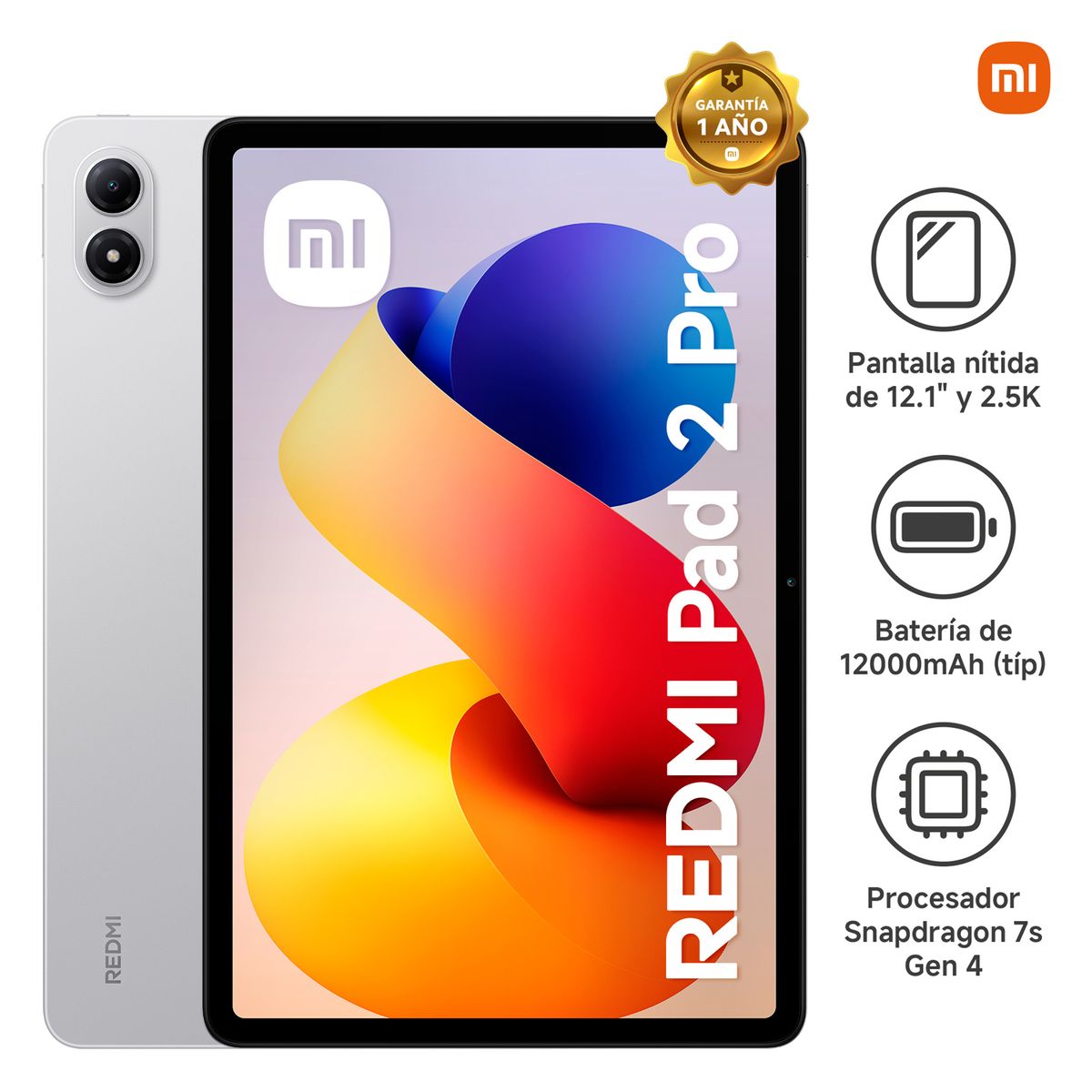 XIAOMI - Redmi Pad 2 Pro 6+128 Silver