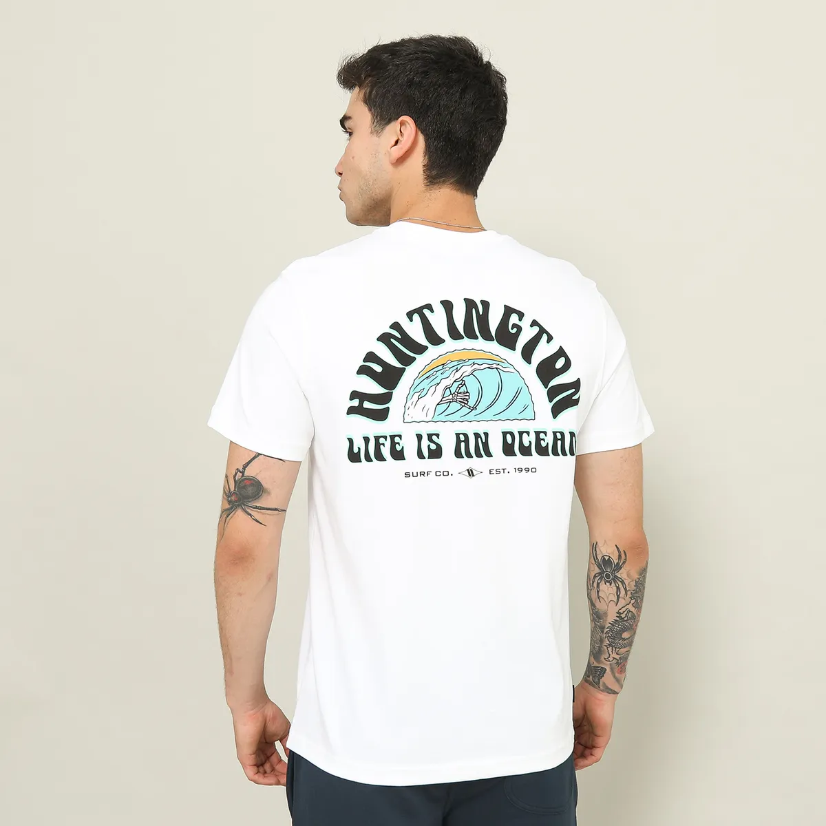 HUNTINGTON - Polo Manga Corta Casual Regular Fit Hombre