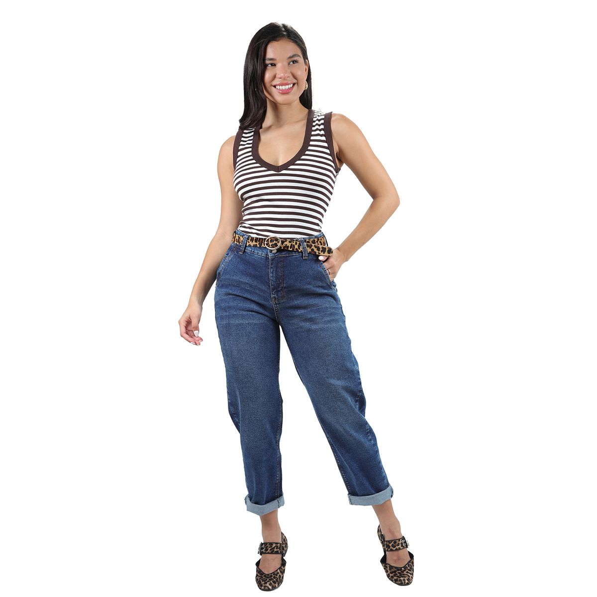 FORDAN JEANS - Pantalón Mom Mujer Fordan Jeans