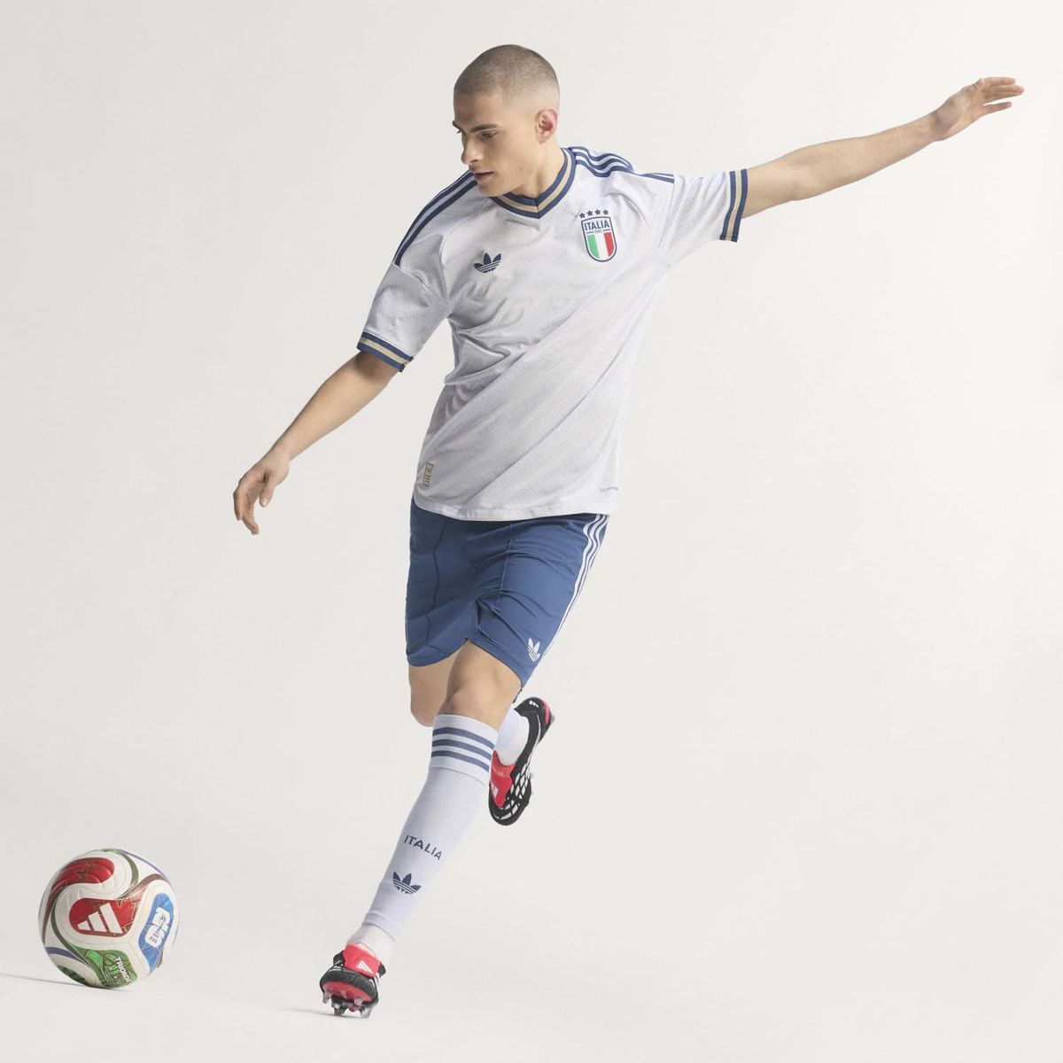 ADIDAS - Camiseta Visitante Adidas Italia 26 Versión Jugador