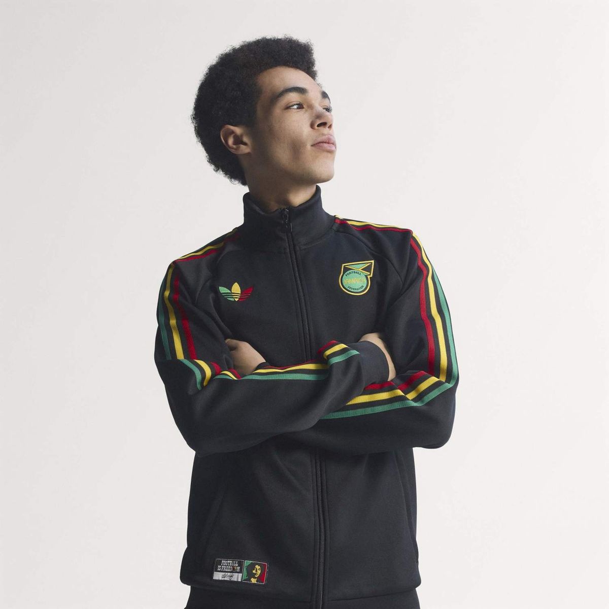 ADIDAS - Casaca deportiva Adidas Originals Bob Marley Jamaica