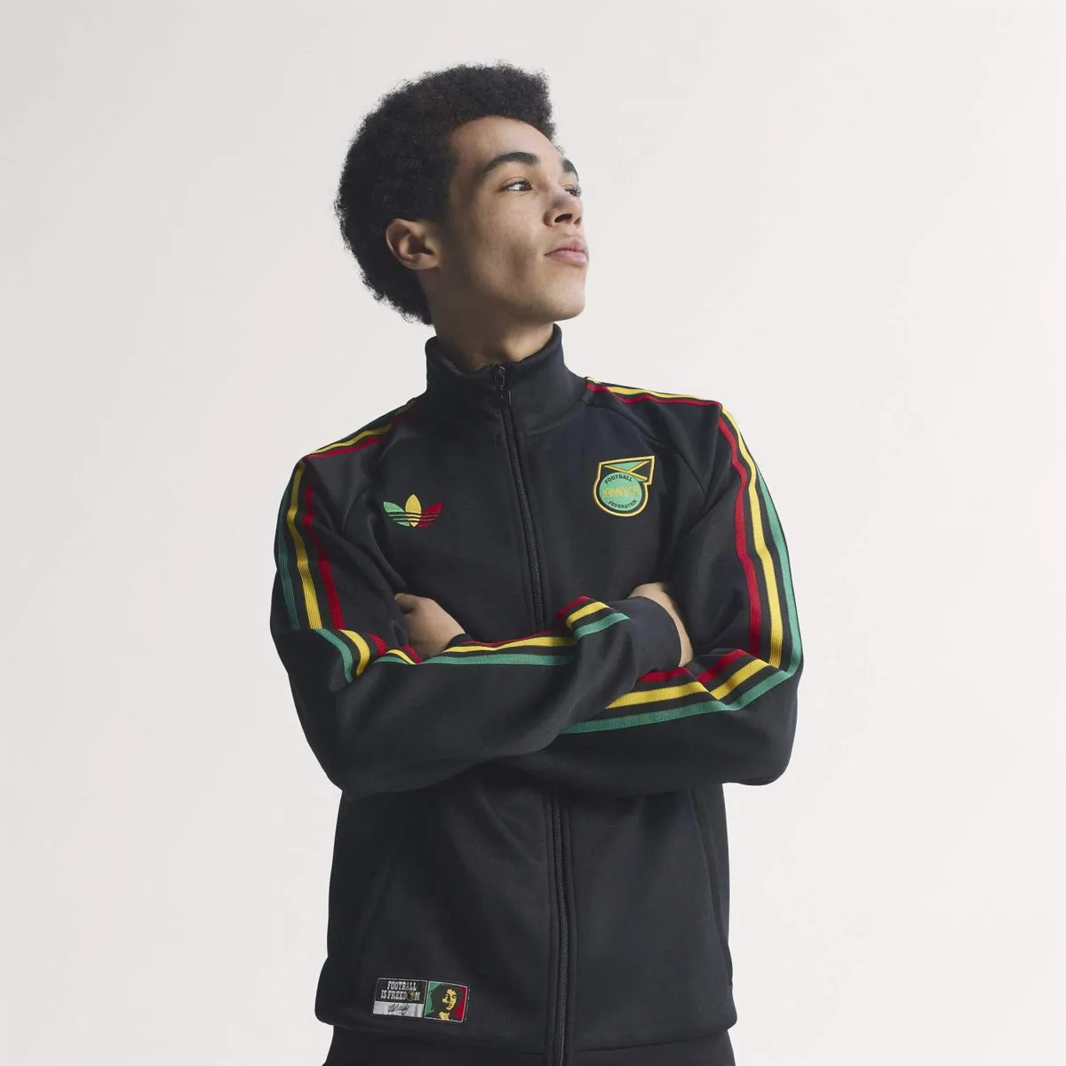 ADIDAS - Casaca deportiva Adidas Originals Bob Marley Jamaica