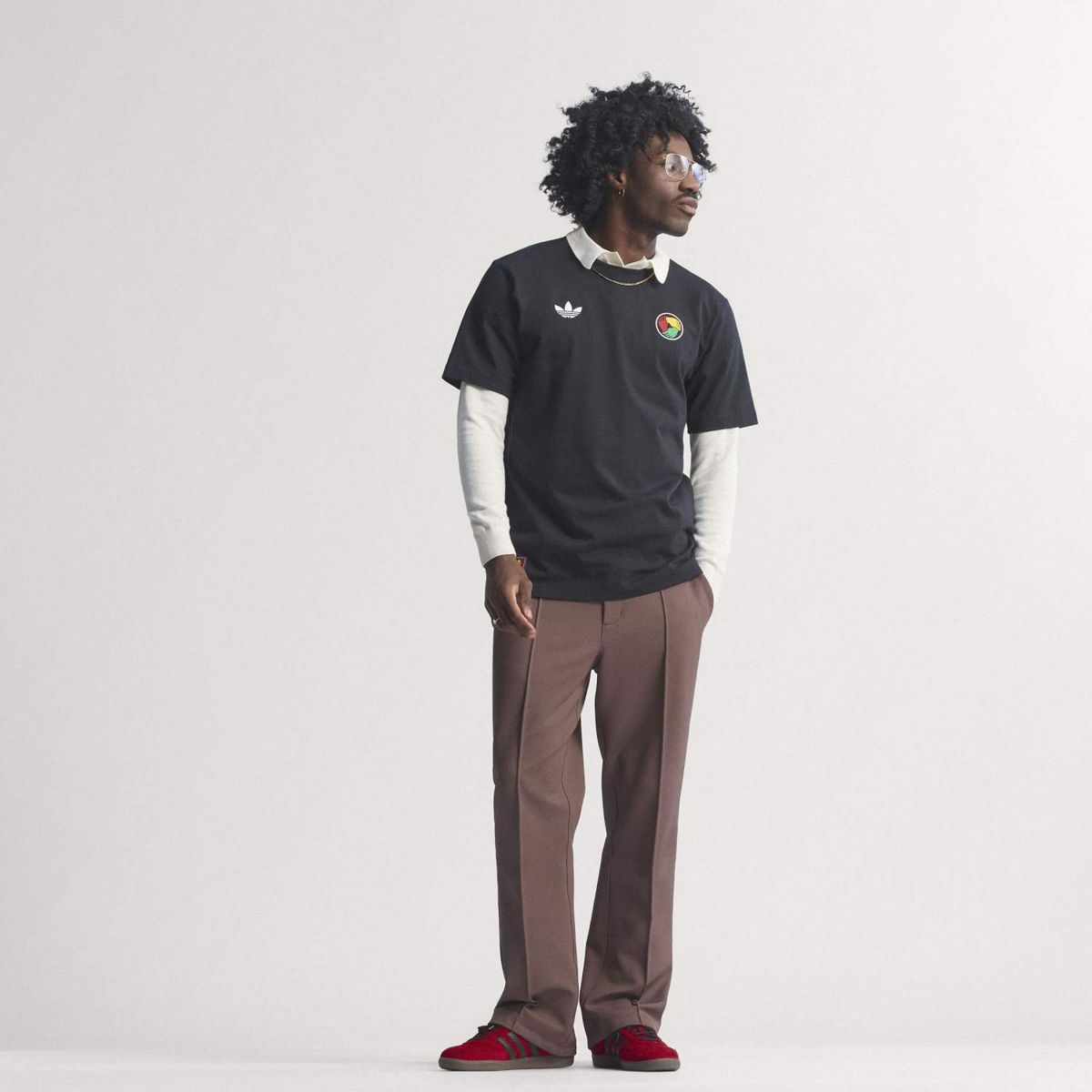 ADIDAS - Polo casual Adidas Originals Bob Marley Print espalda