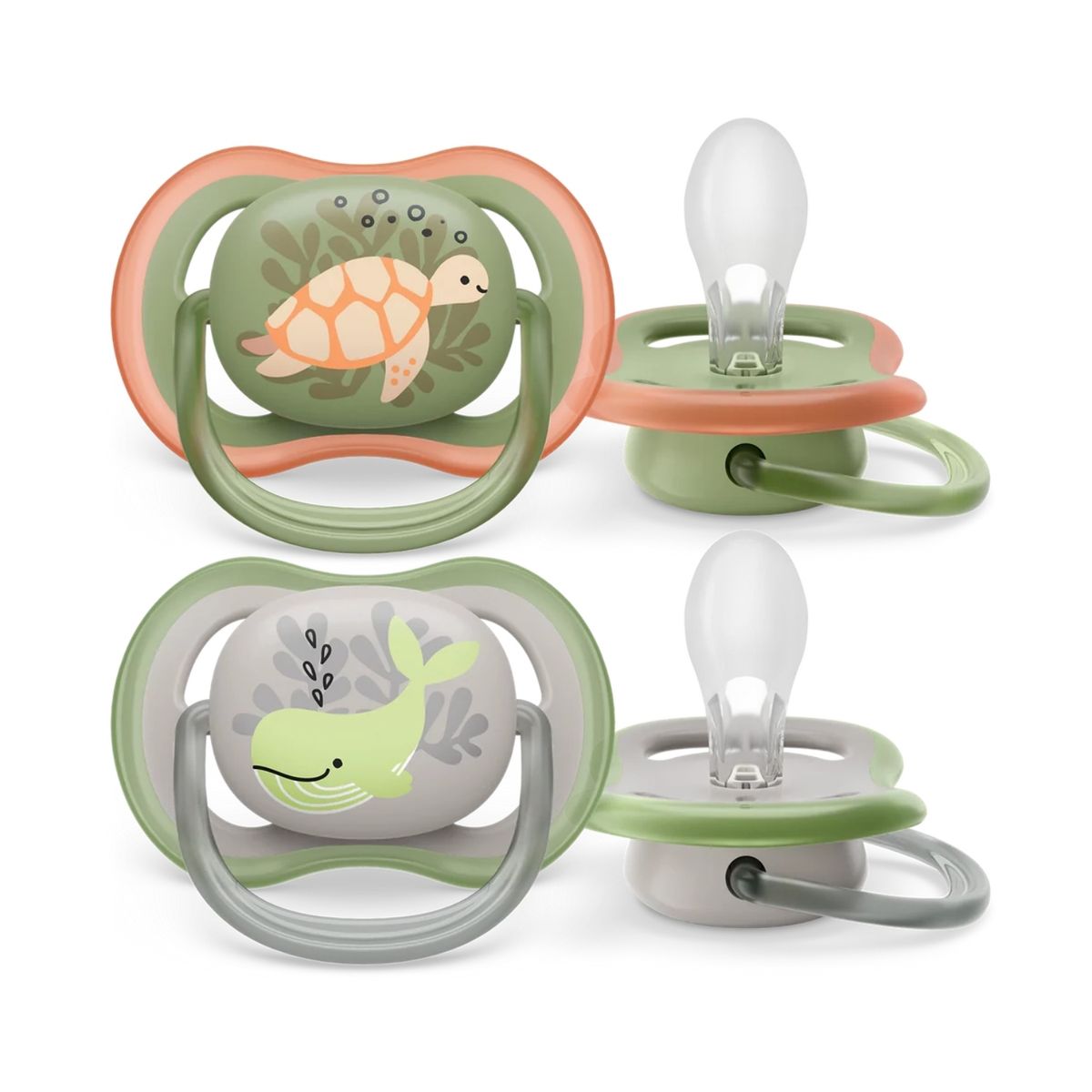PHILIPS - Chupón Ultra Air 6-18 M Niño Pack X2 Philips Avent