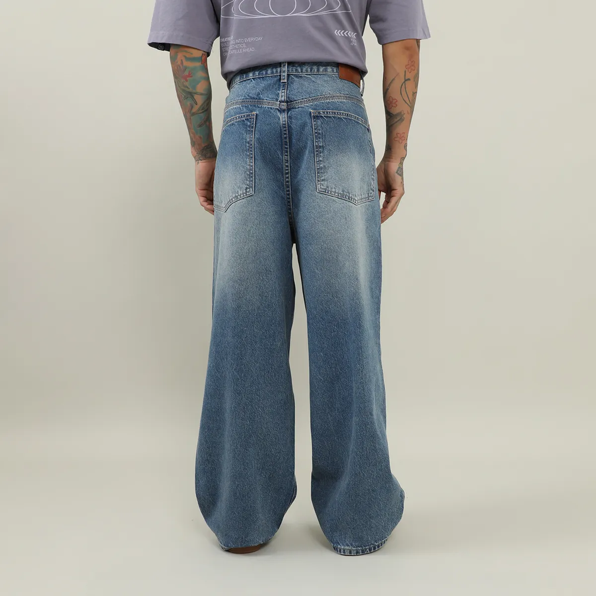 DENIMLAB - Jean Hombre Super Baggy Denimlab
