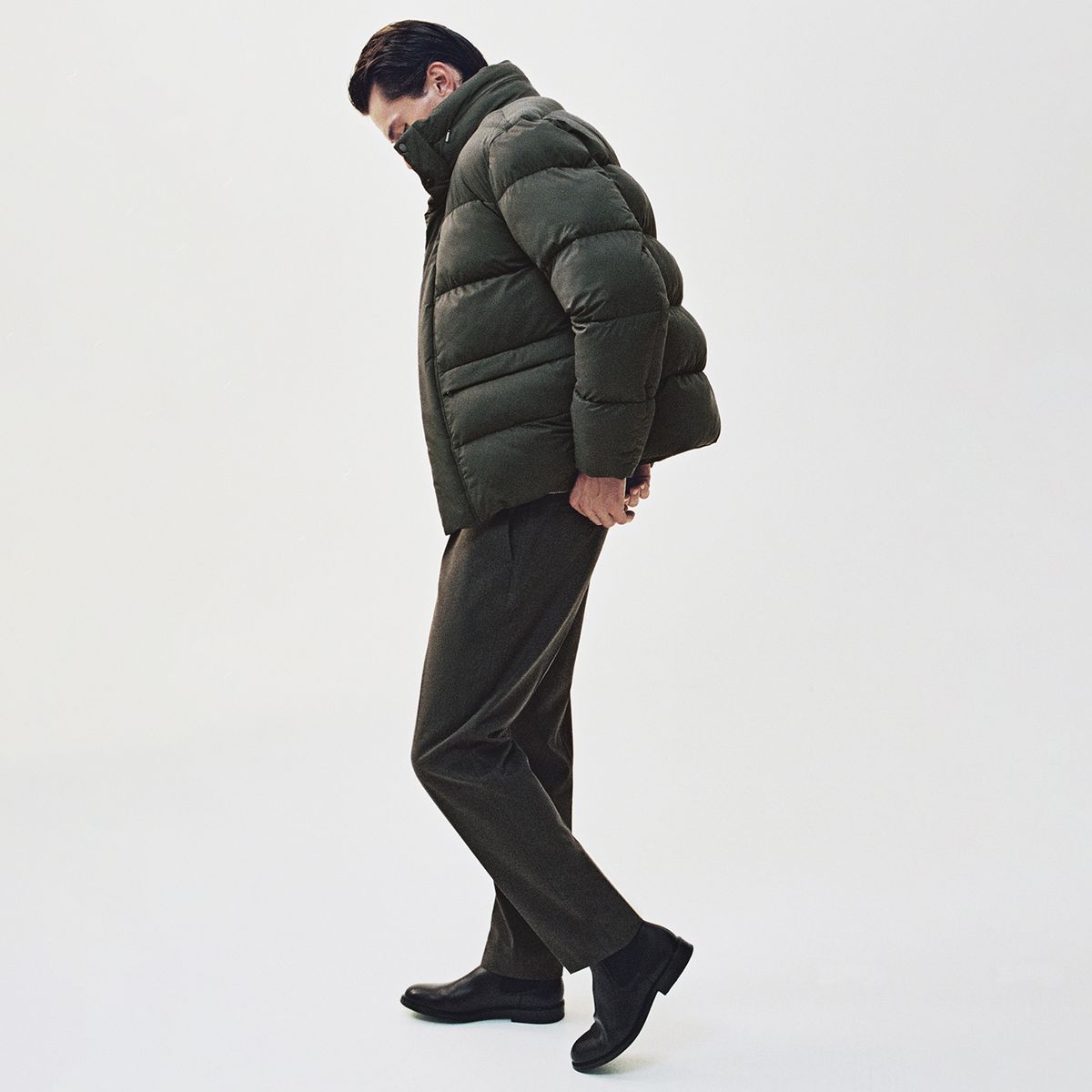 MANGO - Casaca Anorak Corto Acolchado Mango Man