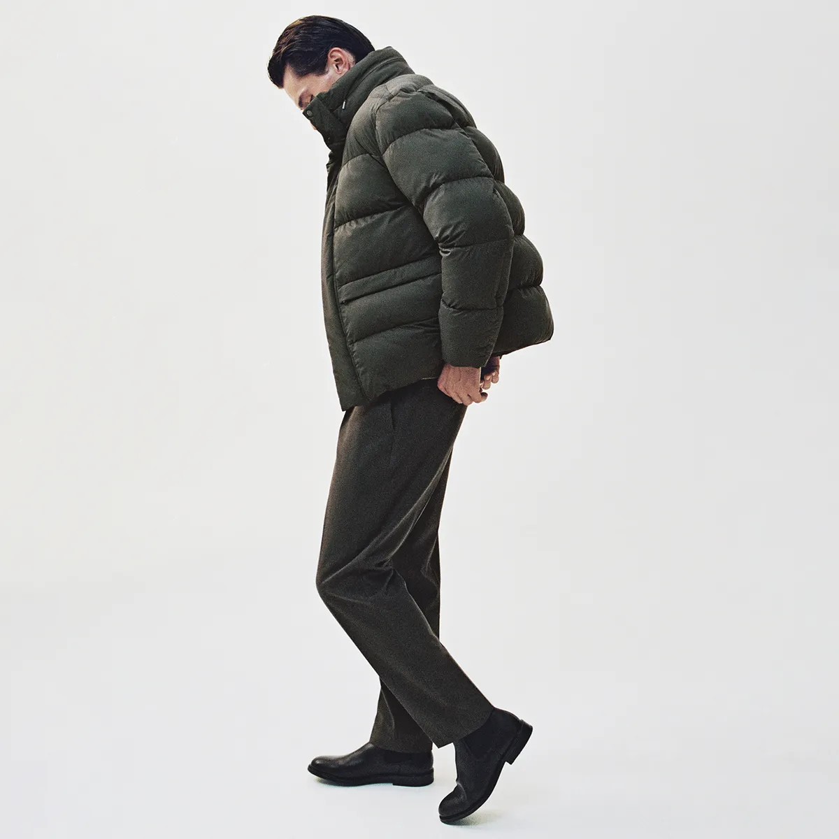 MANGO - Casaca Anorak Corto Acolchado Mango Man