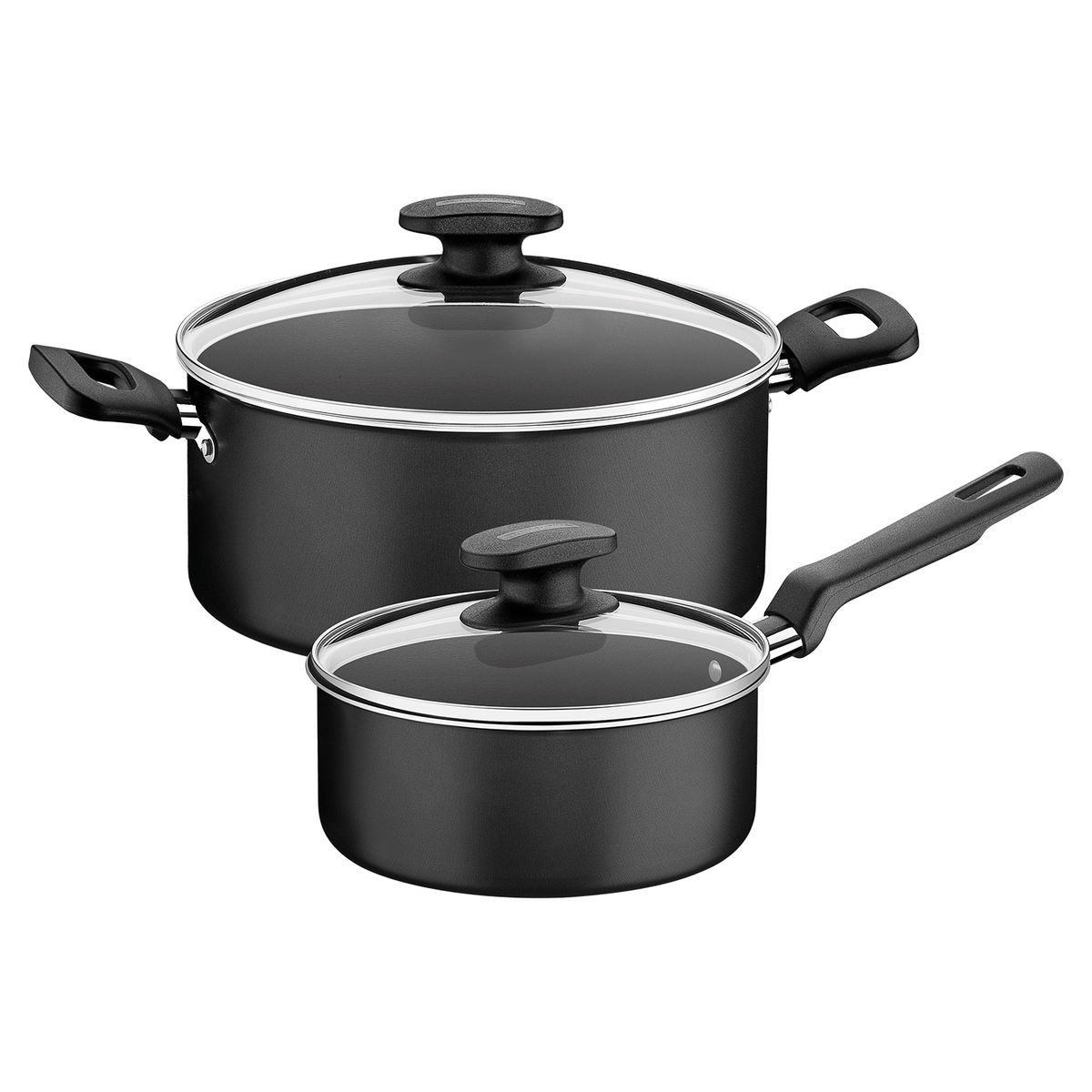 TRAMONTINA - Juego De Ollas Antiadherente 4 Piezas Loreto