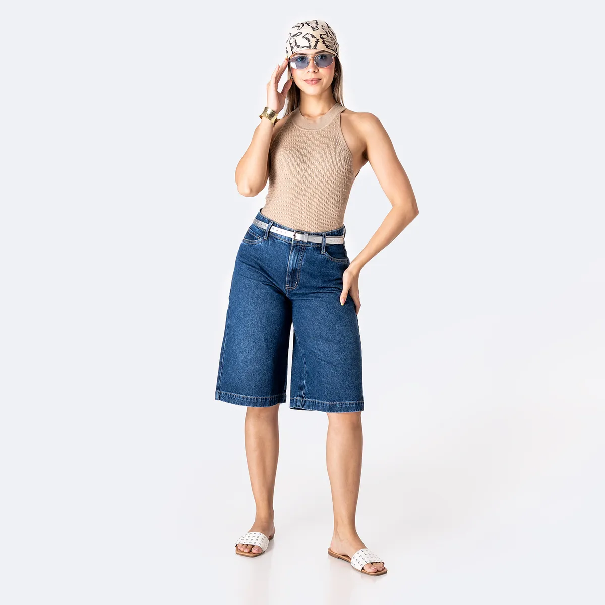 PIONIER - Bermuda Denim Mujer Pionier