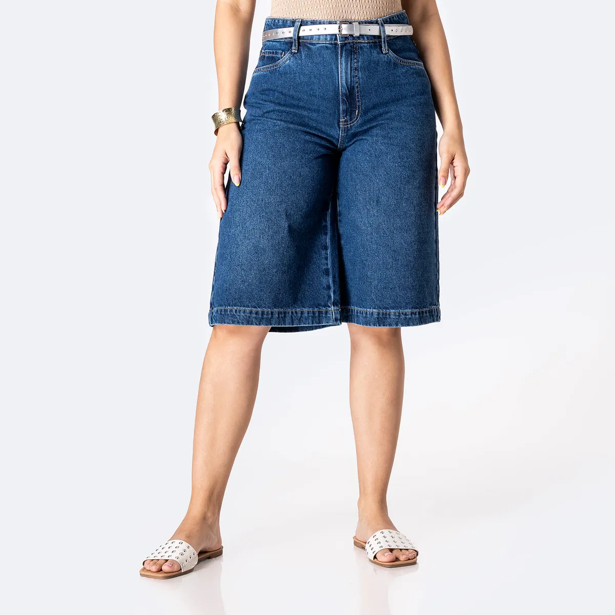 PIONIER - Bermuda Denim Mujer Pionier