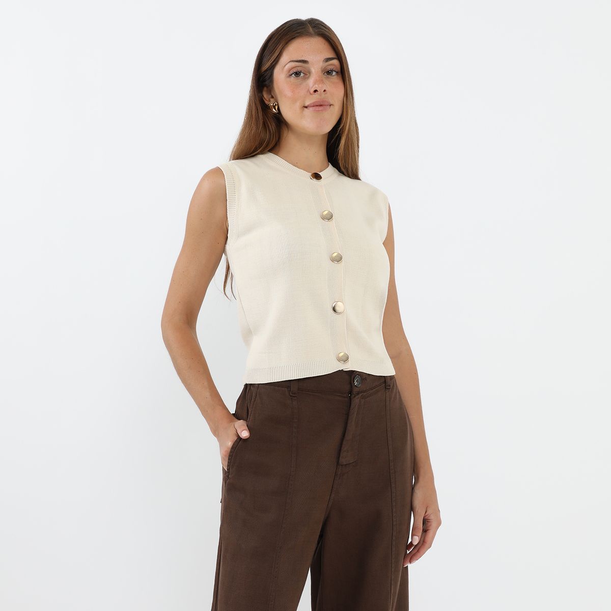 BASEMENT - Chaleco Mujer Basement