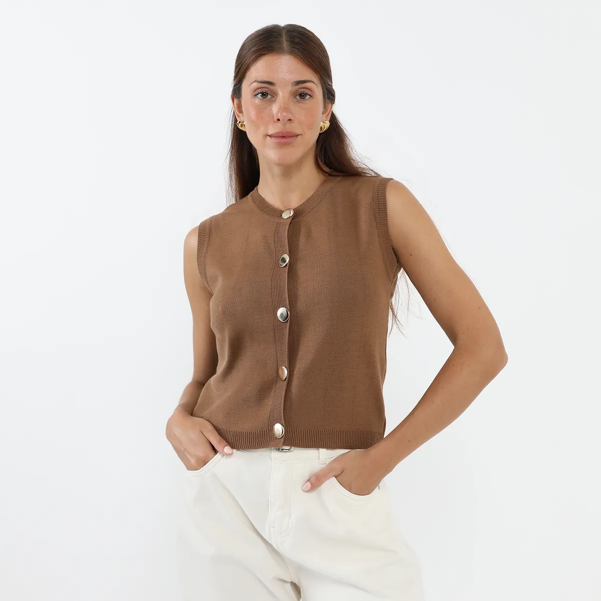 BASEMENT - Chaleco Mujer Basement