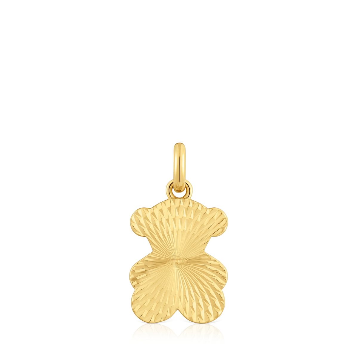 TOUS - Dije Plata Baño Oro 18kt Oso 16 Mm