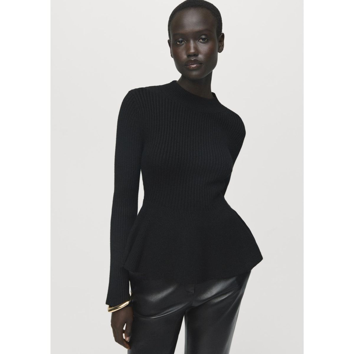 MANGO - Chompa Peplum Mujer Mango