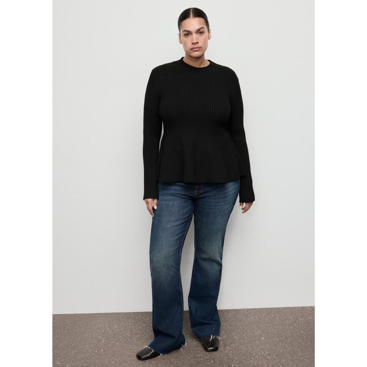 MANGO - Chompa Peplum Mujer Mango