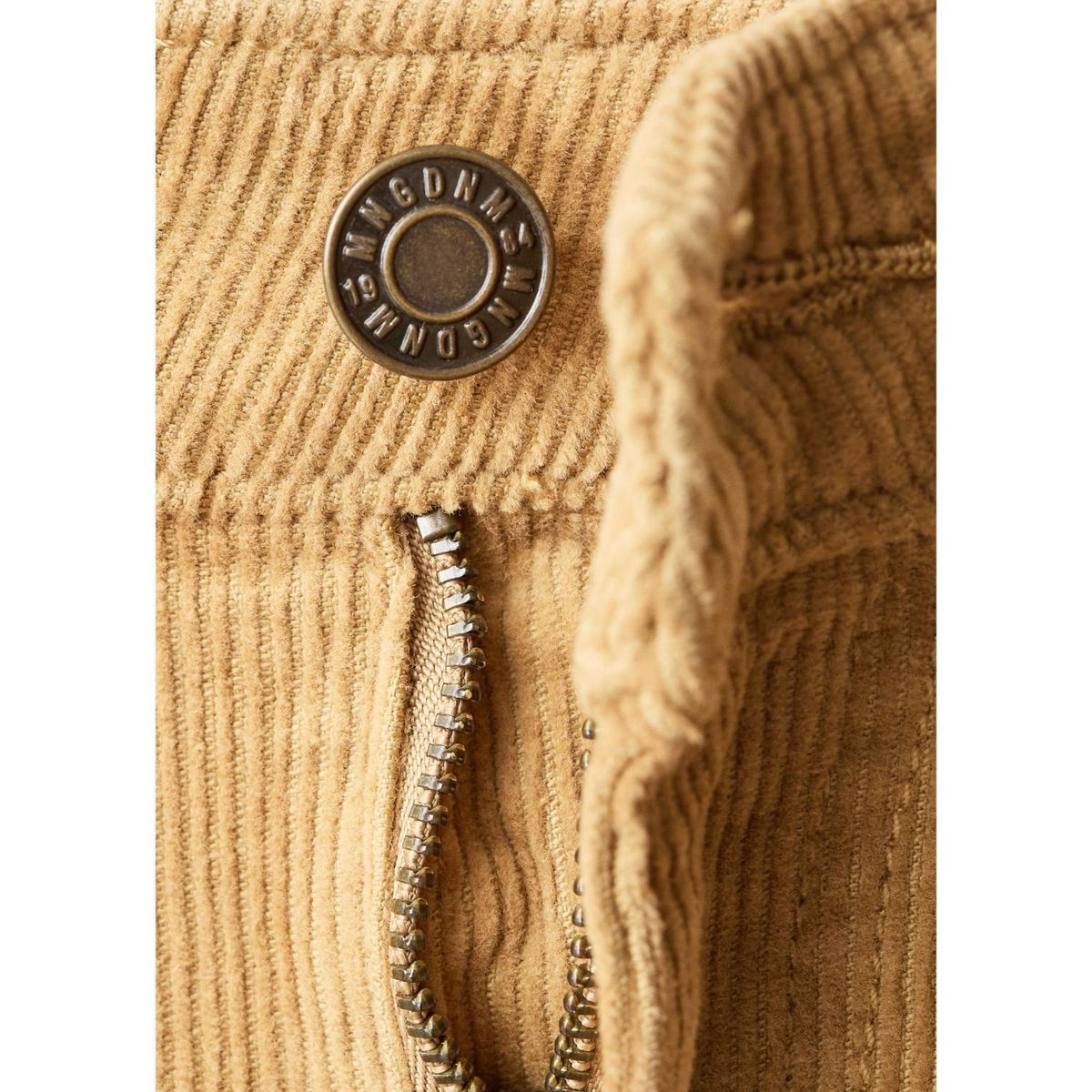 MANGO - Pantalón Baggy Tiro Medio Mujer Mango