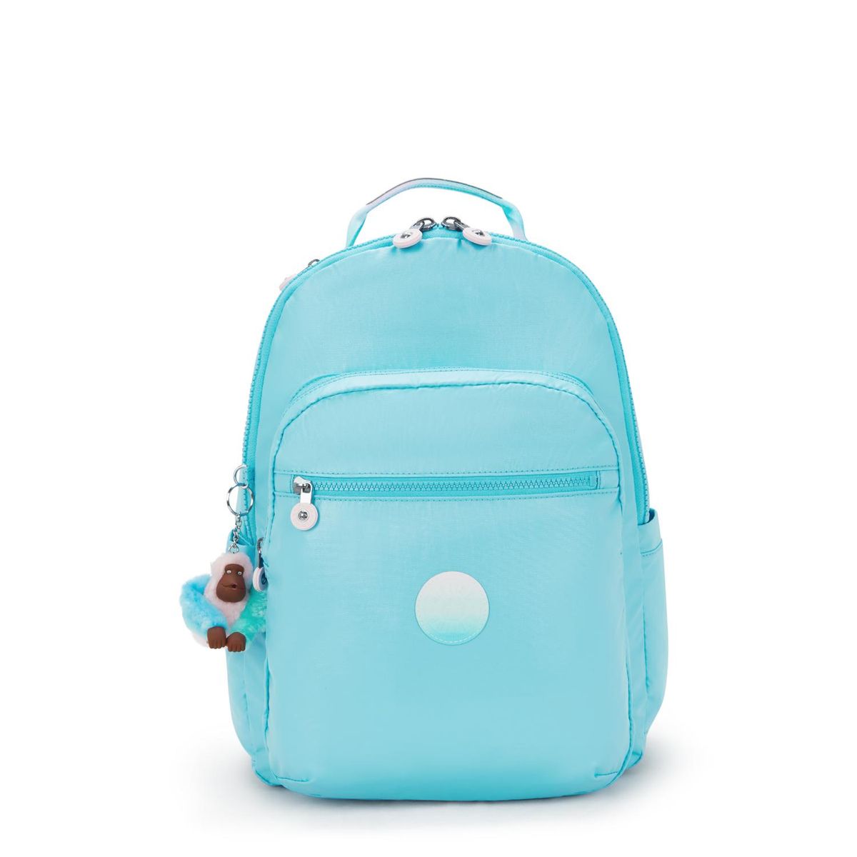 KIPLING - Mochila Seoul Sea Blue Met Kipling