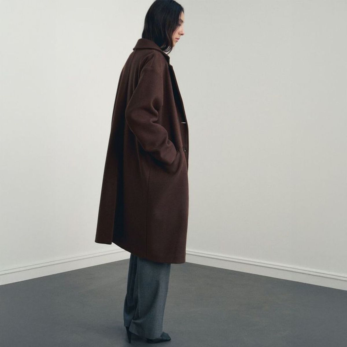 MANGO - Abrigo Largo Mujer Mango