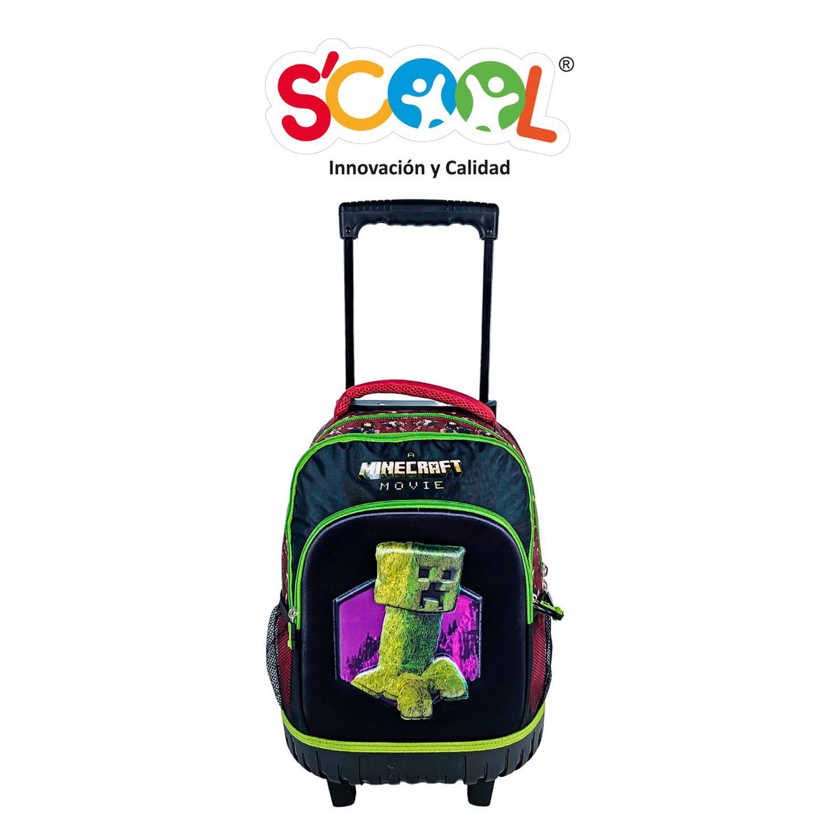 MINECRAFT - Set Mochila Con Ruedas 3D Minecraft