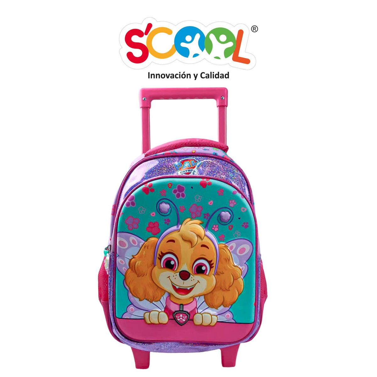 PAW PATROL - Set Mochila Con Ruedas 3D Paw Patrol Skye