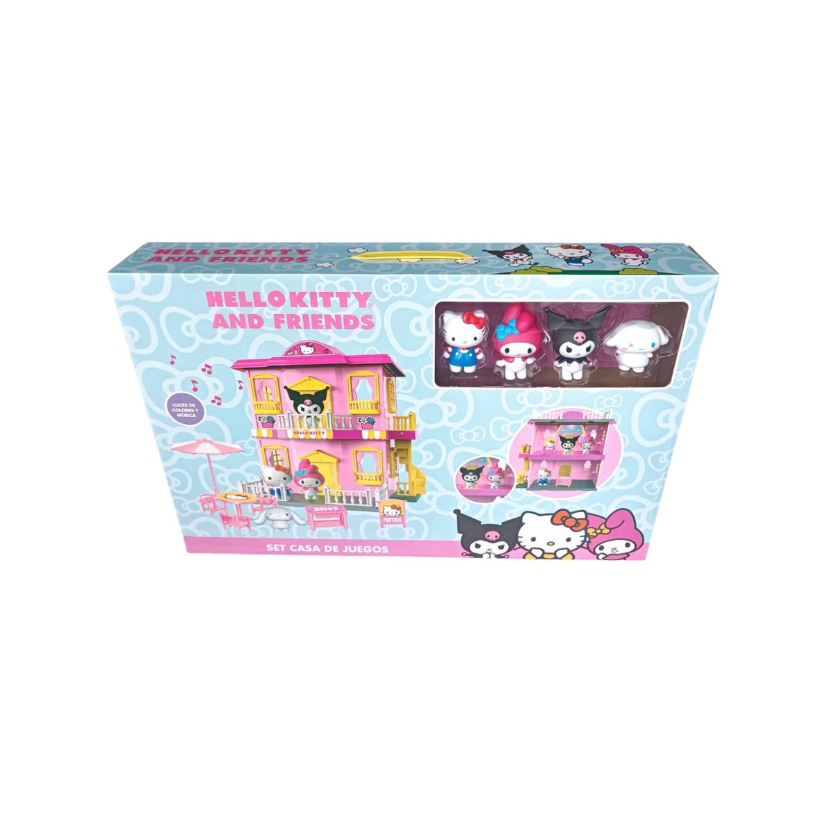 SANRIO - Set De Juego Casa De Juegos Hello Kitty And Friends.