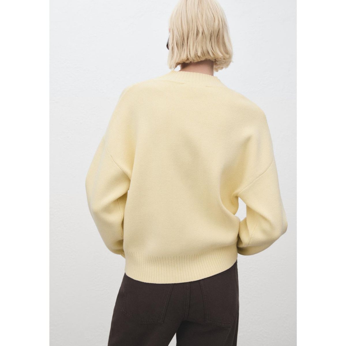 MANGO - Chompa Manga Larga Mujer Mango