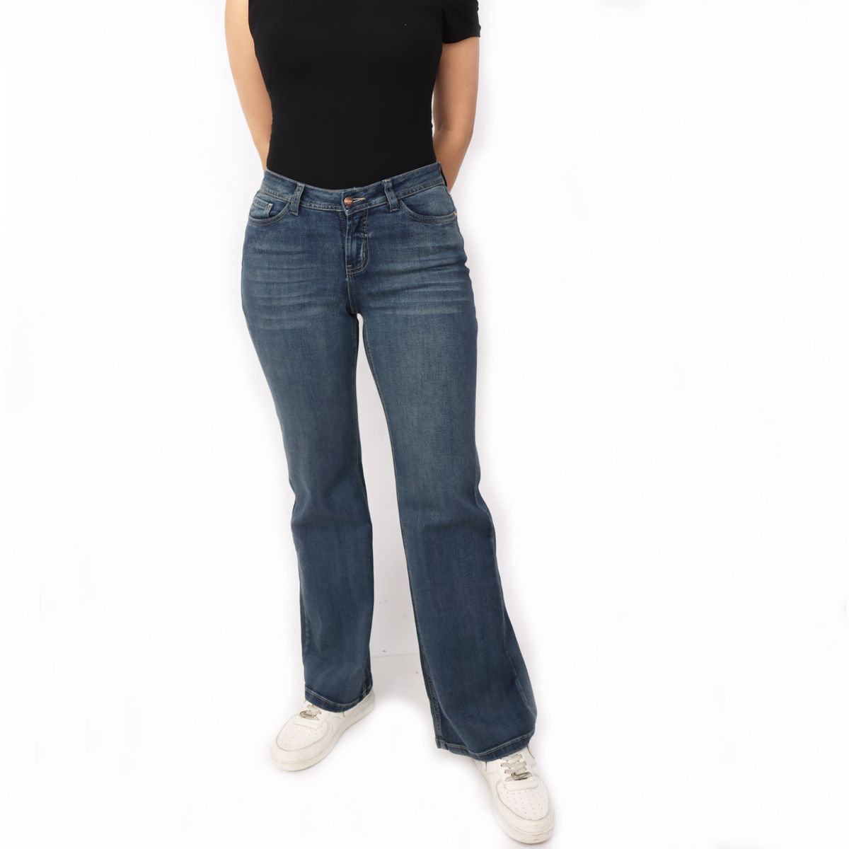 KAYRA POBLET - Jean Boot Cut Tiro Bajo Mujer Kayra Poblet