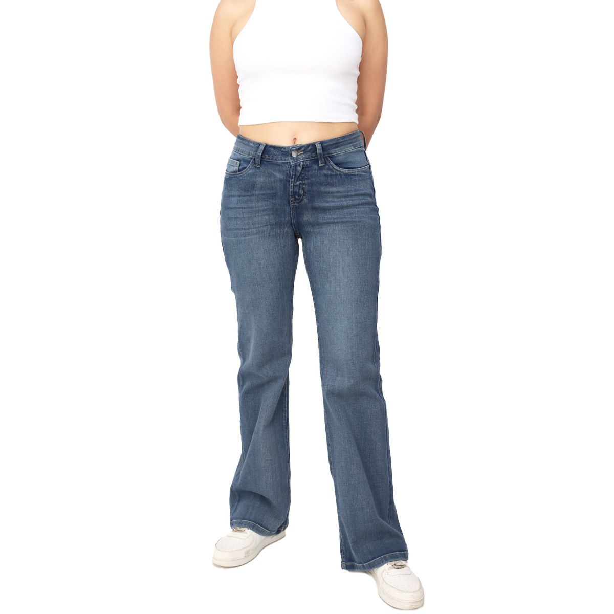 KAYRA POBLET - Jean Boot Cut Tiro Bajo Mujer Kayra Poblet