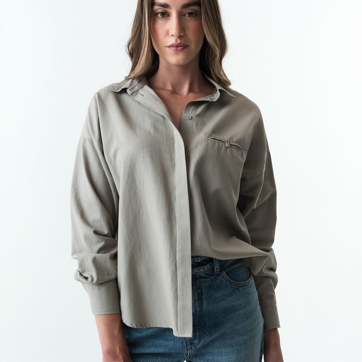 NAF NAF - Blusa Manga Larga Mujer Naf Naf