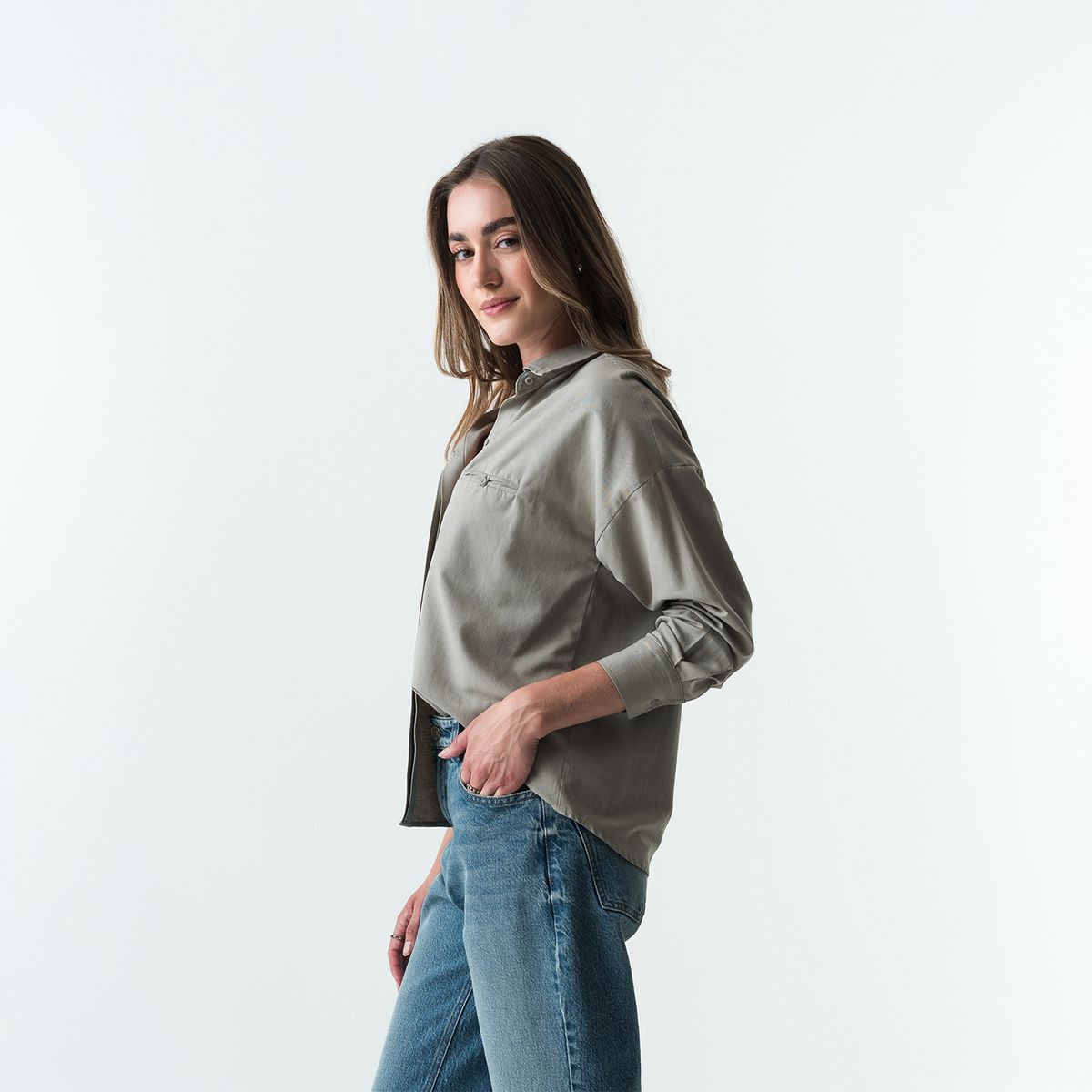 NAF NAF - Blusa Manga Larga Mujer Naf Naf