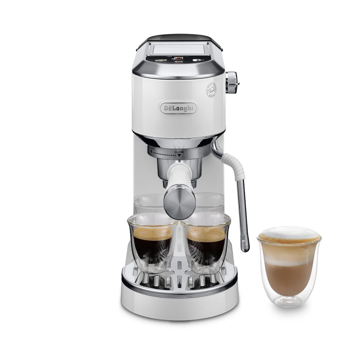 DELONGHI - Cafetera Dedica Duo White Cold Extraction Delonghi Ec890.Wi